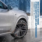 Snow Chains For Car Tires，Zip Tie Tire Chains，Easy To Install Without Tools, Suitable For Suvs, Pickup Trucks, And Light Vehi