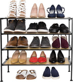 Seville Classics Sturdy Freestanding Storage Shelf for Bedroom, Closet, Entryway, Dorm Room Organizer Stackable Durable Metal