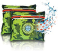Gun Safe Dehumidifier Camouflage - Rechargeable Desiccant Dehumidifier Bags - Reusable & Absorbs Moisture & Humidity - 2x Pac