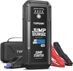 Car Battery Jump Starter, TOPDON 2000A Peak Jump Starter for Up to 8L Gas/6L Diesel Engines, 12V Portable Battery Booster