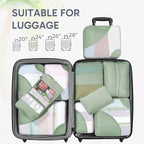 10 Set Packing Cubes for Travel, Gifts for Women Mom,Anti-Tearing Suitcase Organizer for Luggage with Shoe & Hanging Toiletry