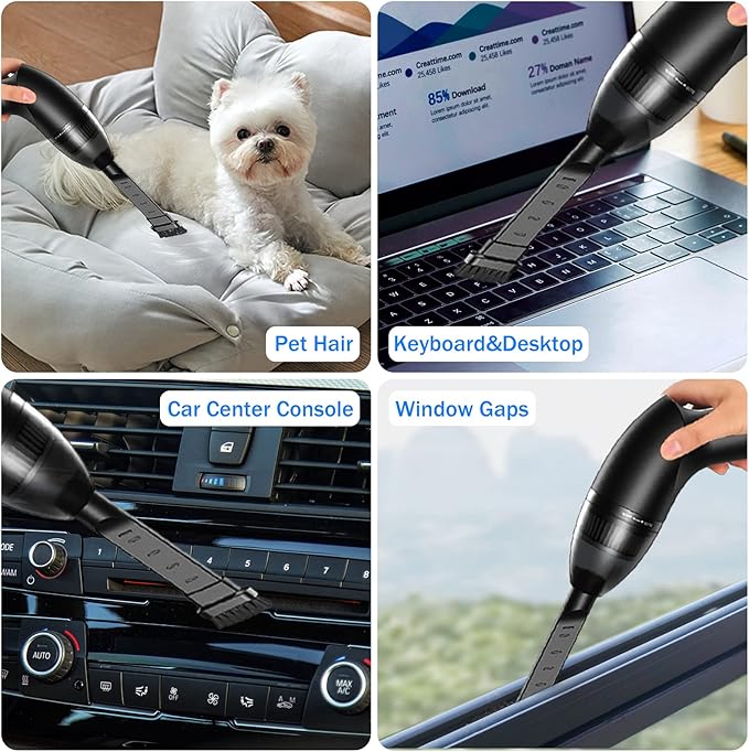 4.3Kpa Keyboard Vacuum Cleaner Mini：Handheld Computer Vacuum Cordless for Car Laptop Sewing Machine Portable Keyboard Vac USB