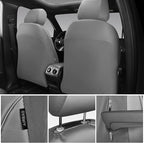 CAR PASS 3D Foam PU Leather Car Seat Covers, Universal Seat Covers Full Sets for Trucks SUV Sedan Automotive Seat Covers Armr