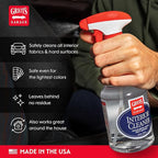 Griot's Garage Interior Cleaner Spray for Car Seats, Carpet, Upholstery Fabric, Floor Mat, Vinyl, Dashboard, Ideal for Truck,