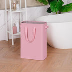 efluky Slim Laundry Basket, Narrow Laundry Hamper with Handles, Collapsible Dirty Clothes Hamper, Tall Laundry Bin for Laundr