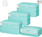Comforter Storage Bag - Large Capacity Bedding Storage Bags Ultra Space Saving Self Compression Organizer, Washable Compressi