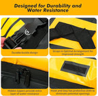 MaxxHaul Waterproof Car Roof Bag (15 Cubic Feet) – Universal Rooftop Cargo Carrier for All Cars/SUVs, Includes Anti-Slip Mat, 8 Straps, 6 Door Hooks & Luggage Lock - Lightweight & Heavy Duty