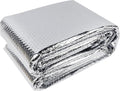 winemana Window Insulation Roll, 24IN x 15FT Reflective Heat Shield Bubble Film, Double-Sided Aluminum Foil Insulation, Weatherproof Garage Door Cover for Windows, RV, Basement, Winter & Summer