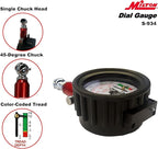 Milton (S-934) Dial Tire Pressure Gauge - Single Head Tire Tread Depth Gauge