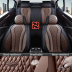 Coverado Car Seat Covers, Seat Covers Full Set, Coffee Car Seat Cover, Auto Seat Covers Front Seats Rear Seat Cover, Luxury C
