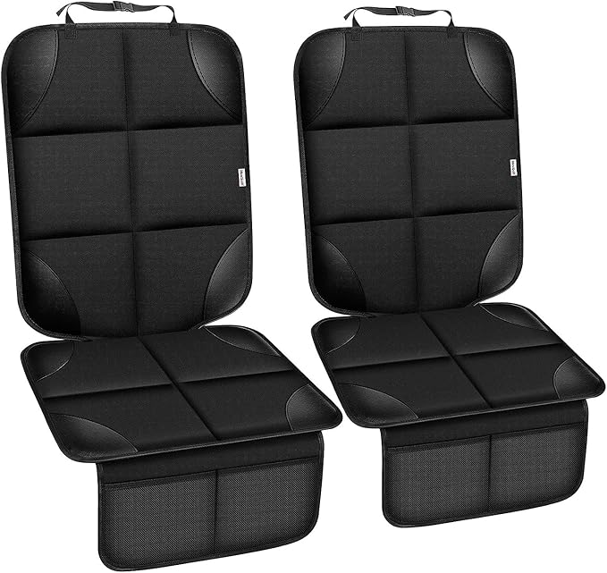 Meolsaek Car Seat Protector for Child Car Seat, Durable 600D Fabric Waterproof Car Seat Cover with Thick Pad Non-Slip Backing