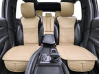 Elantrip Car Seat Cover Full Set Leather Car Seat Protector Universal fit for Most Cars SUVs and Trucks Water Proof Front and