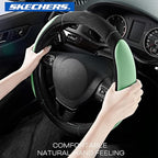 Skechers Memory Foam Steering Wheel Cover, Car Steering Wheel Cover,14.5-15inch Anti-Slip Safety Comfortable Desgin, Universa
