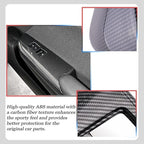 Window Control Panel Cover,for Kia K4 2024 2025 2026, Door Panel Cover,Power Windows Trim - Carbon Fiber Protective Accessories