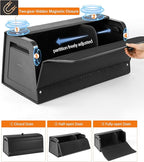Trunk Organizer for suv,car storage organizer,lid Box,PU Leather & PP Honeycomb Board,Fixed with screws extremely