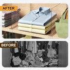 8 Pack Closet Shelf Dividers Organizer Purse Clothes Organization Acrylic Clear Tall Divider Separators for Wood Wire Thick S