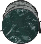 Household Essentials Pop Up Hamper, Pop Up Camping Trash Can, Great for Outdoor or Indoor Use, Portable and Collapsible with Zippered Top, Green