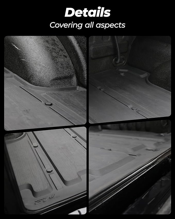 3W Front Cargo Liner Fit for Silverado EV/GMC Sierra EV/Sierra EV Denali 2024 2025 2026 Accessories All Weather TPE Custom Fit Front Trunk Liner for Silverado EV/GMC Sierra EV/Sierra EV Denali