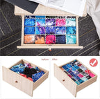 40Pcs Drawer Dividers, Adjustable Drawer Organizer for Socks, Underwear, Makeup, Can Help Tidy Kitchen, Bedroom, Dresser Gree