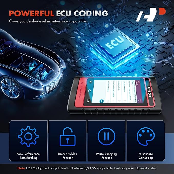A-Premium 2025 PD100F for Ford Lincoln Mercury Full System OBD2 Scanner Diagnostic Tool, Bi-Directional Code Read Scan Tool,
