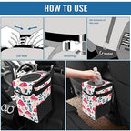 Car Trash Can – Multi-Purpose, Lightweight and Portable with Durable Water-Resistant Coating, No Installation Required, Practical and Ample Capacity, Variety of Colors.Mushroom