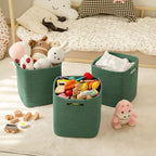 OIAHOMY Storage Cubes 11 Inch Storage Bins-3 Pack, Cotton Rope Woven Baskets for Organizing, Square Baskets for Shelves Organ