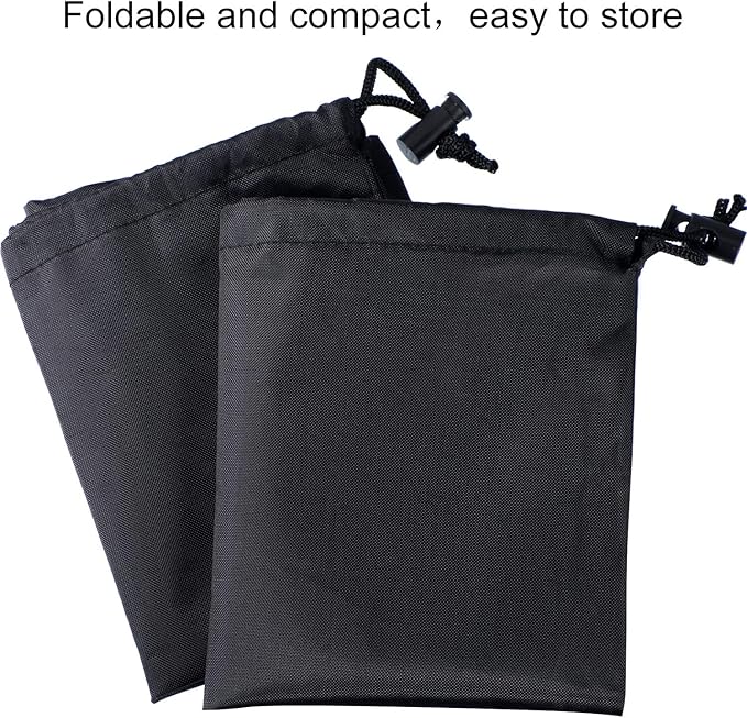 Side View Mirror Cover Auto Rearview Protection Cover Snow Ice Mirror Covers Exterior Rear View Accessories Universal Size for Cars, Black (4 Pieces)