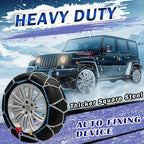 AutoChoice AutoFixing Snow Chains Tire Chains For Light Truck SUV Pickup Trucks, Easy installation, Contains Titanium for Wea