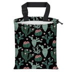 Car Trash Bag Large Hanging Can for Back of Seat, Cute Waterproof Car Garbage Bag for Vehicle, Travelling, Outdoor Cute Green Cactus