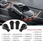 JDMSPEED Set of 4 Pcs Rear Bumper Backup Parking Sensor w/O-Ring Replacement for Chevrolet Cadillac GMC Chevy Saturn Buick Replaces 25961317 15239247 25961321 21995586 25962147 Parking Assist Sensors
