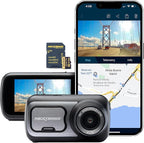 Nextbase 422GW Dash Cam and 32GB Micro SD Memory Card Bundle- 1440p HD Recording in Car Camera - Wi-fi GPS Bluetooth Alexa En