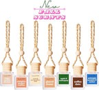 COOLGIRLCANDLES Glazed Donut Car Hanging Fragrance Oil Diffuser - Air Freshener for Essential Oils, Scents Aromatherapy Autom