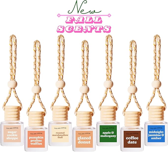 COOLGIRLCANDLES Maple Butter Frosting Car Hanging Fragrance Oil Air Freshener for Essential Oils, Scents Aromatherapy Automob