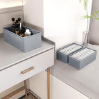3 PACK Drawer Organizer Clothes，drawer Divider， Dresser Drawer Storage for Sock, Underwear, Bra，Panties，Belt, Tie, Stockings,