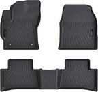 Auxko All Weather Floor Mats for Toyota Corolla Cross FWD Gas & AWD Hybrid 2026 2025-2022 TPE Liner Corolla Cross Accessories All Season Guard Odorless Anti-Slip Floor Mats