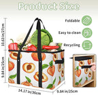 Reusable Grocery Bag, Foldable Large Shopping Tote Bag for Groceries Kitchen Picnic Car Trunk