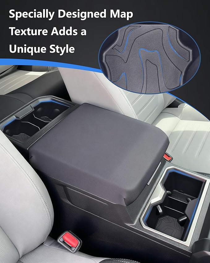 Cup Holder Inserts for Toyota Tacoma 2024 2025 2026 Accessories, Non-Slip TPE Center Console Front & Rear Cup Holder Protector Organizer for Tacoma Interior Accessories