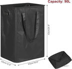 efluky Slim Laundry Basket, Narrow Laundry Hamper with Handles, Collapsible Dirty Clothes Hamper, Tall Laundry Bin for Laundr