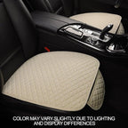 West Llama Linen Car Seat Covers,Bottom Seat Covers for Cars Include 1 Pair Front Driver Seat Pad Mat and 1 Rear Bench Cover 