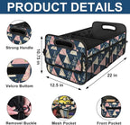 Deosk Trunk Organzier and Storage with 6 Big Pocket,Car Accessories for Women/Men 50L Waterproof Polyester for