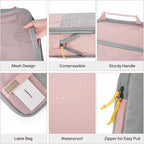 BAGSMART 6 Set /4 Set/2 Set Compression Packing Cubes for Travel, Lightweight Luggage Organizer Bags, Durable Space Saver Bag