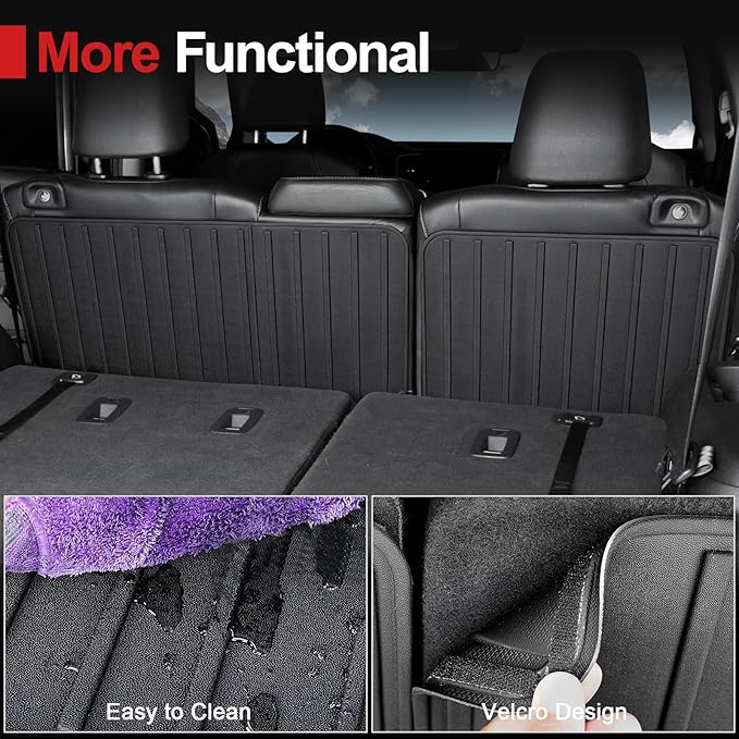 Kick Mats for 2016-2022 Honda Pilot 8 Passengers (No Elite Models) Car Mat Accessories, 2nd Kick Mats for 2022 Honda Pilot Accessories