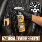 Chemical Guys Leather Cleaner and Conditioner Kit - 2 Bottles (4 oz Each), Car Cleaner and Conditioner, Safely Cleans & Condi