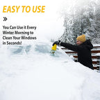 ZONETECH Electric Snow Ice Scraper USB Rechargeable - Premium Quality Automotive Portable Cordless for Car Windshield Glass Frost Removal, Defrosting Deicing Cleaning Tool Christmas Stocking Stuffer
