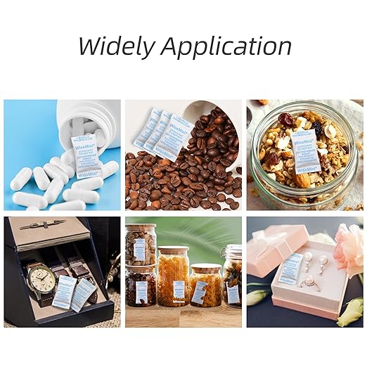 Silica Gel Packets, 0.5 Gram 2800 Silica Packets, Food Grade Dessicant, Dessicant Packs, Silica Gel for Food, Moisture