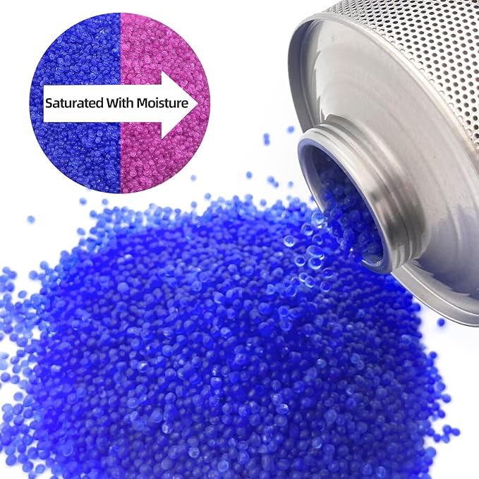 800 Gram 16 Pack Gun Safe Dehumidifier, 1.77 LBS Rechargeable Dehumidifier Blue to Pink Silica Gel Desiccant Moisture Absorbe