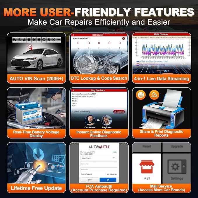 2026 LAUNCH Creader Elite for GM Bi-Directional OBD2 Scanner, All Resets Full System Diagnostic Scan Tool, Full OBD2 Code