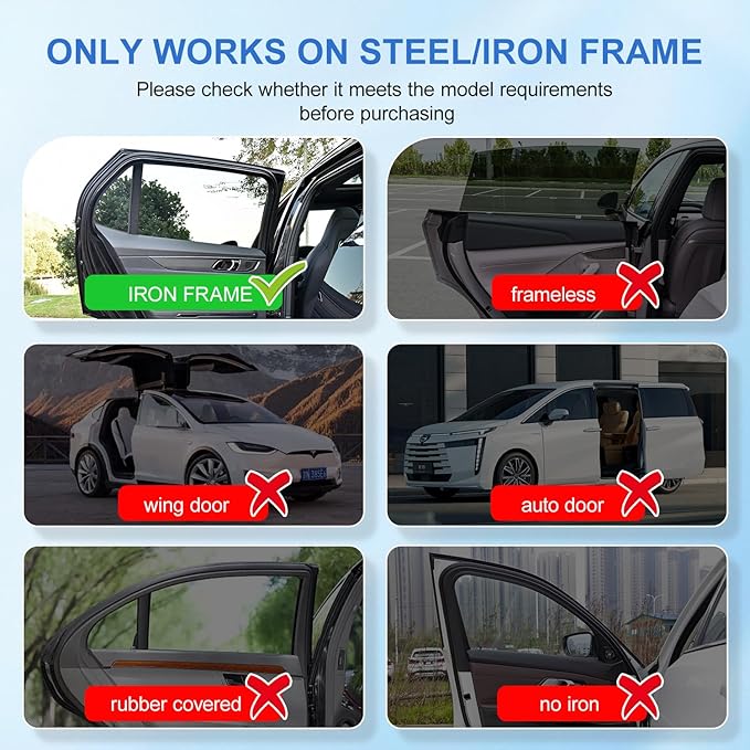 Car Window Shades with 8 Magnets-26.8"x19.7" Car Rear/Side Window Sunshade for Baby Semi-Transparent 2-in-1 Universal Auto Sun Shade for Kid & Pet Protection (2 Pack) Animal Alphabet Education