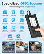 OBD2 Scanner S515 ABS SRS ECM TCM,Car Code Reader, Diagnostic Scan Tool with Reset for ABS/SRS/Oil/EPB/SAS/ETS/Battery/DPF/,