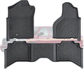 TPE Floor Mats for 2002-2008 Ram 1500 Crew Cab (Quad Cab) | for 2003-2009 Ram 2500/3500 Crew Cab All Weather Car Floor Liners Fit 2002-2008 Dodge 1500 Accessories Black